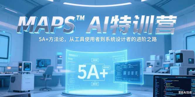 MAPSAI特训营，掌握 5A+方法论，从工具使用者到系统设计者的进阶之路-网创教程