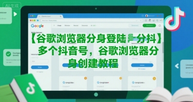 谷歌浏览器分身登陆多个抖音号,谷歌浏览器分身创建教程-网创教程