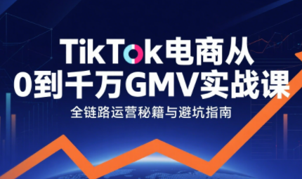 三千老师·TikTok电商从0到千万GMV实战课-网创教程