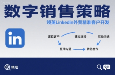 数字销售策略领英LinkedIn外贸精准客户开发-网创教程