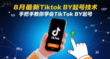 8月最新Tiktok搬运起号技术，手把手教你学会TikTok搬运起号-网创教程