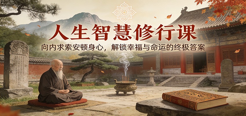 人生智慧修行课：向内求索安顿身心，解锁幸福与命运的终极答案-网创教程