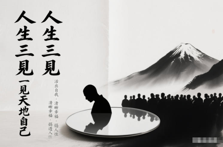 人生三见一见天地见众生见自己，活出自我拥有清晰幸福人生，搞透人性-网创教程